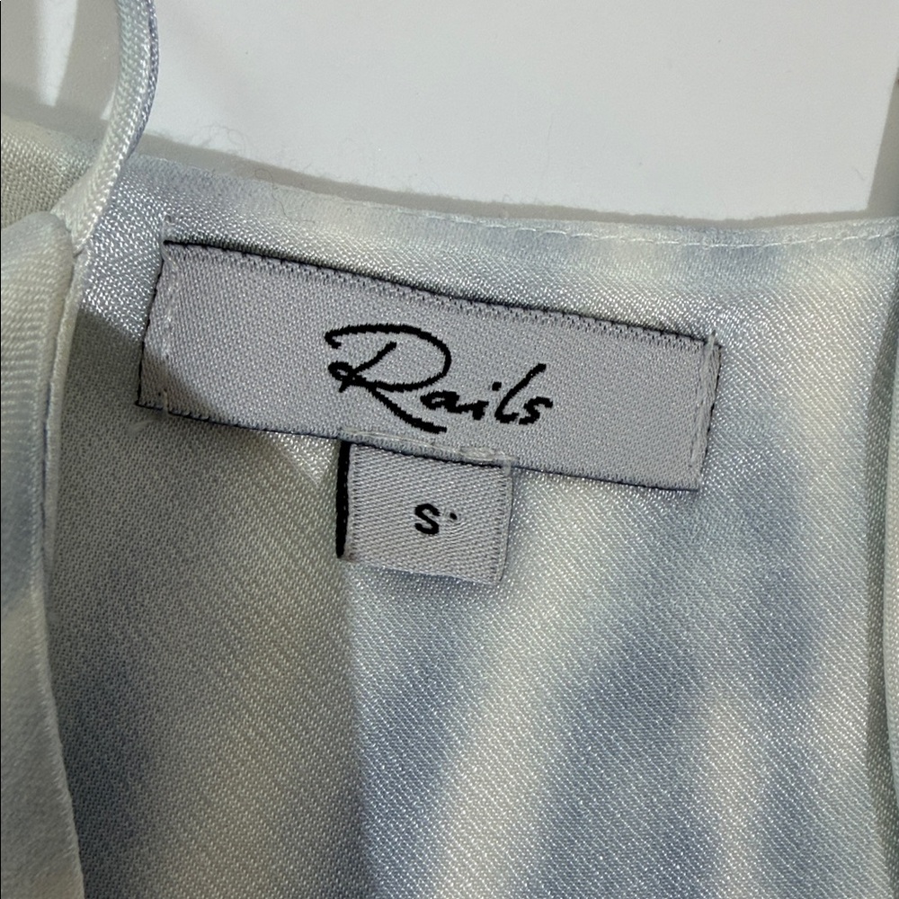 Rails Paola Cami Tank Top Size S In Blue Tide Print EUC - Picture 5 of 10